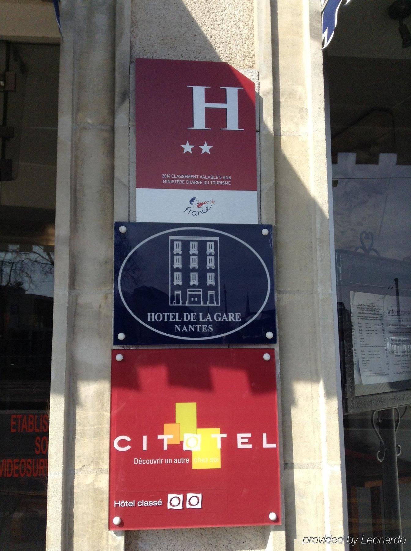 Citotel De La Gare Nantes Exterior photo